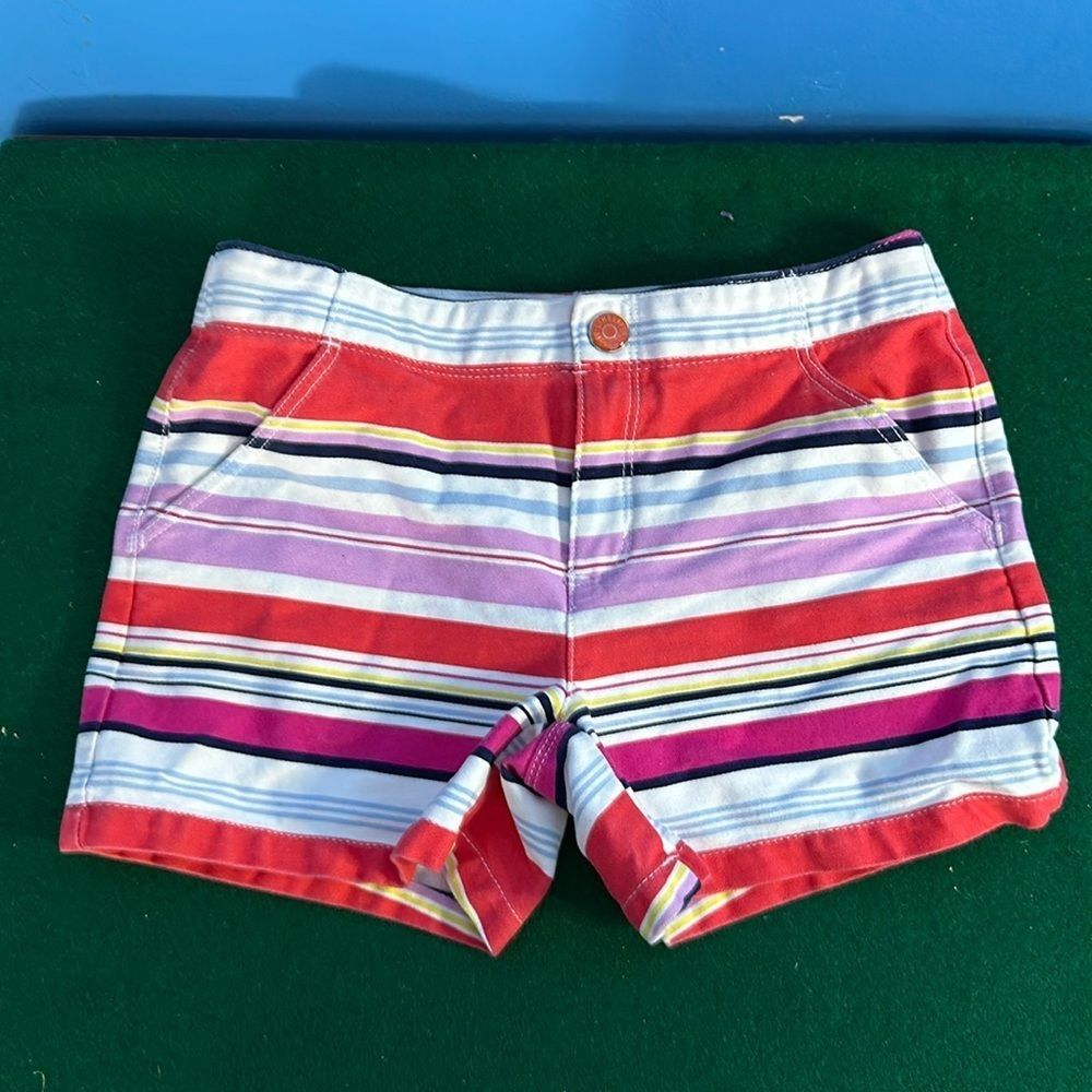 Gymboree Children’s Stripe Shorts – Adjustable Waist – Multicolor – Size 8
